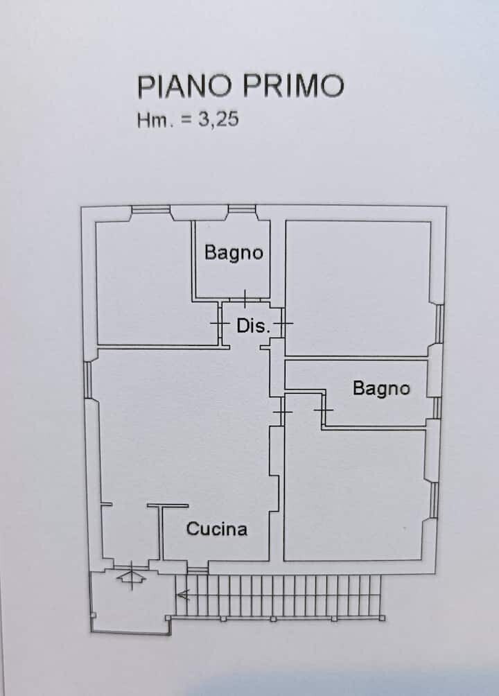 Planimetria piano primo