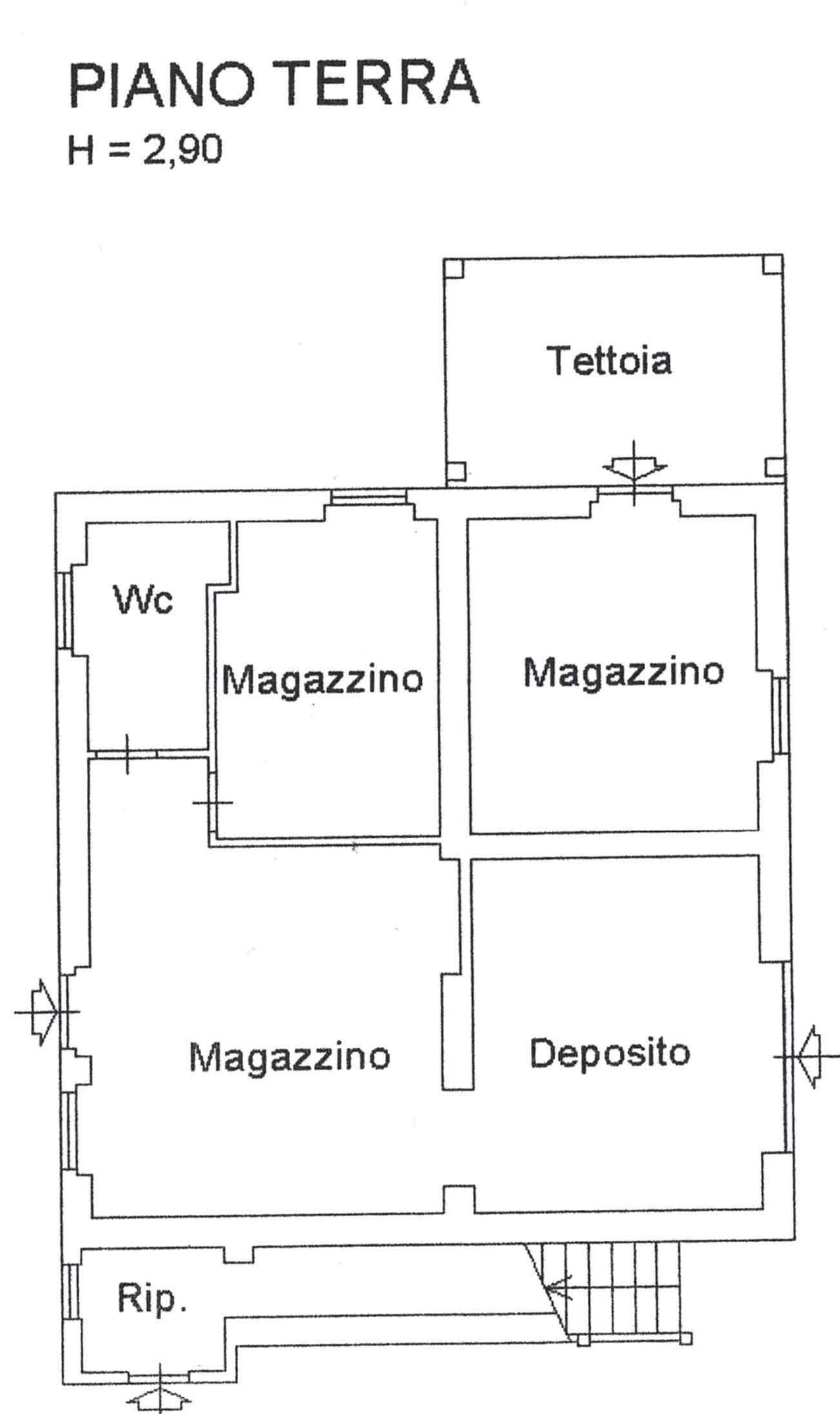 Planimetria piano terra