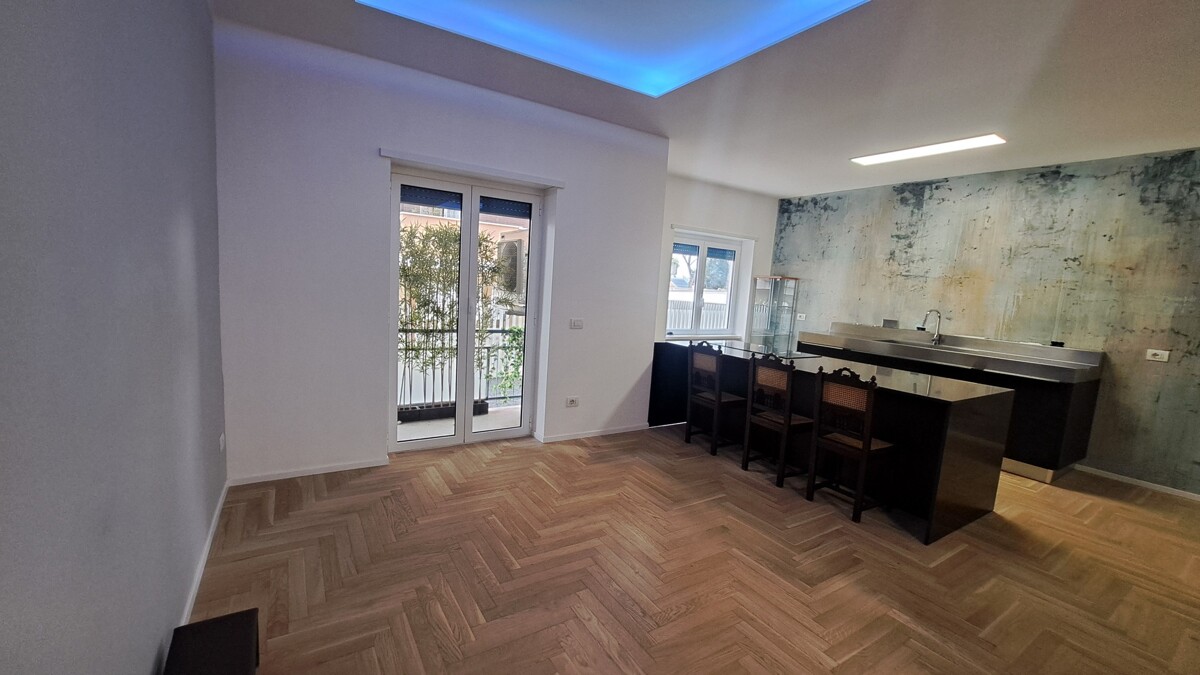 Cucina abitabile a vista