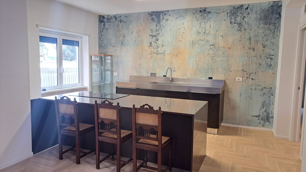 Cucina abitabile a vista