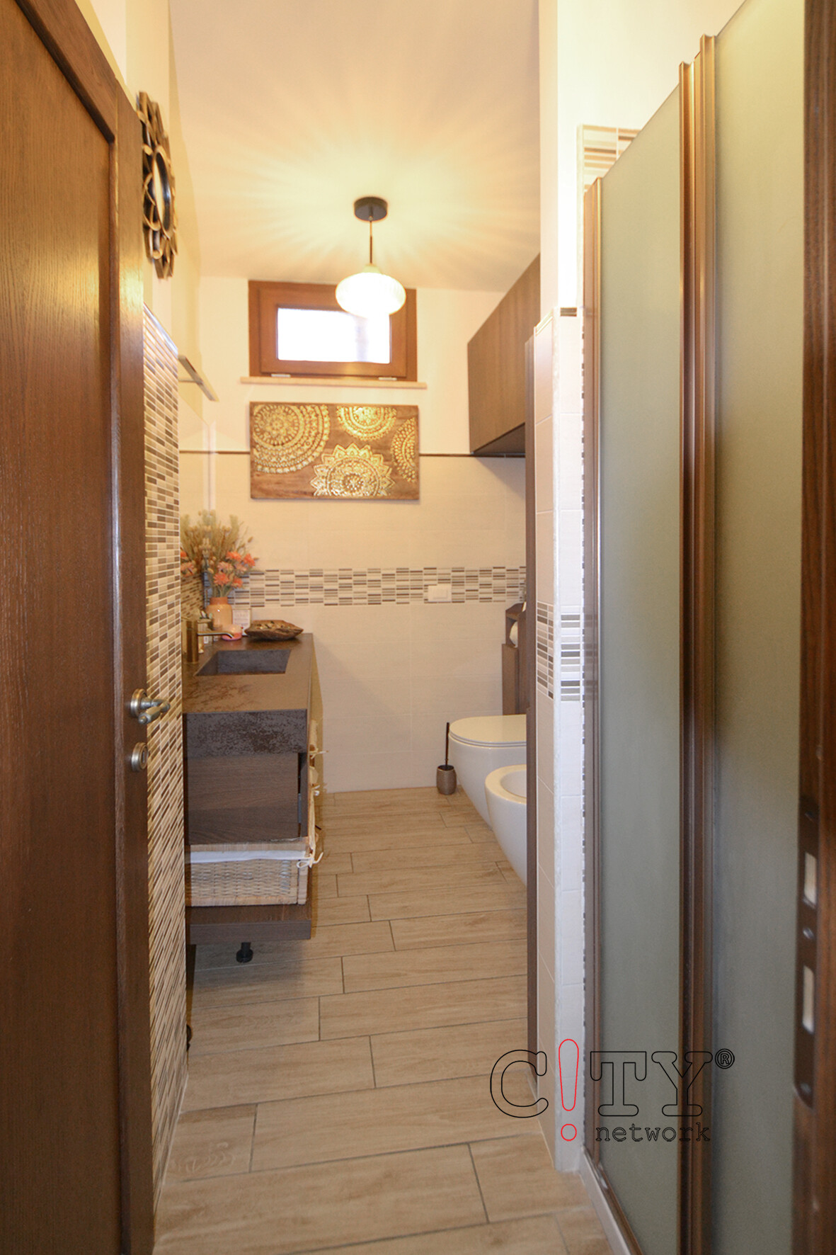 Bagno con doccia