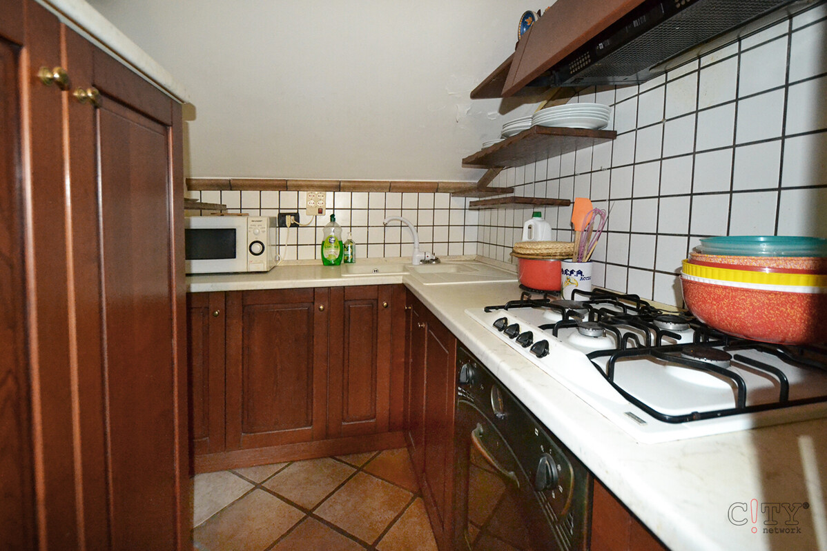 Zona giorno piano mansardato