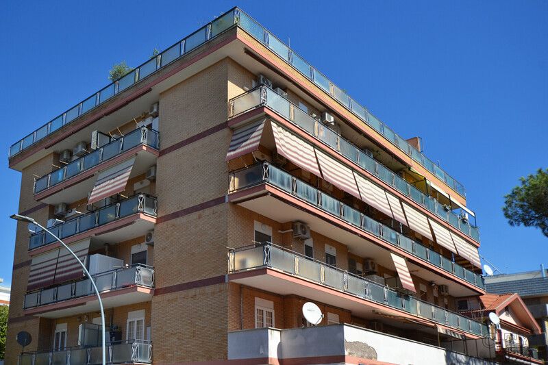 Facciata palazzina cortina