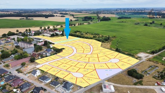 Luftbild mit Grundstück 17