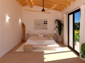 Schlafzimmer virtuell eingerichtet - Mallorca Finca