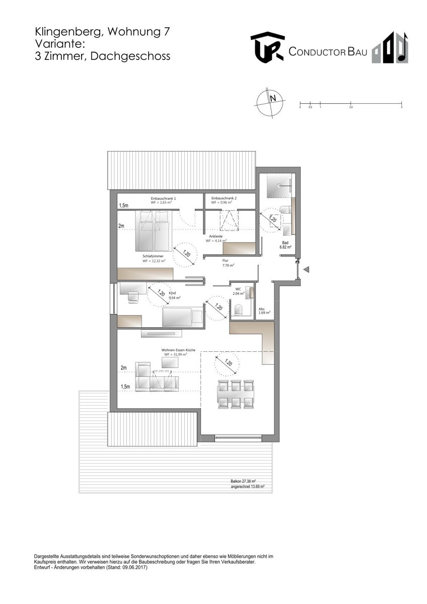 Wohnungsgrundriss