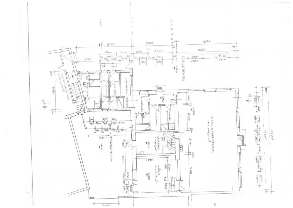 Grundriss Saal EG