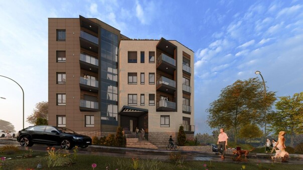 Modern Apartment Building Daytime