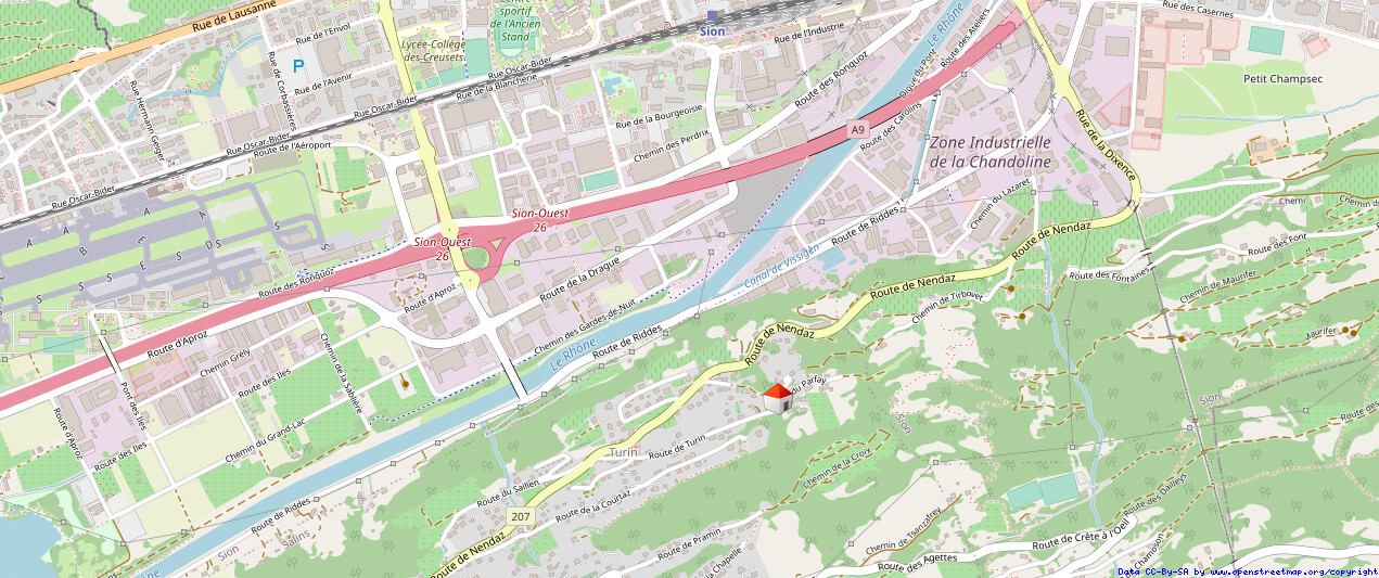 Position des parcelles