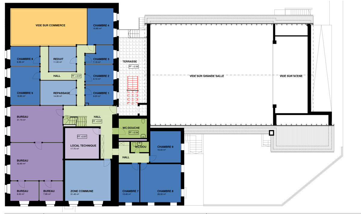 Hôtel Croix-Blanche - P I - Concept-Etage 1