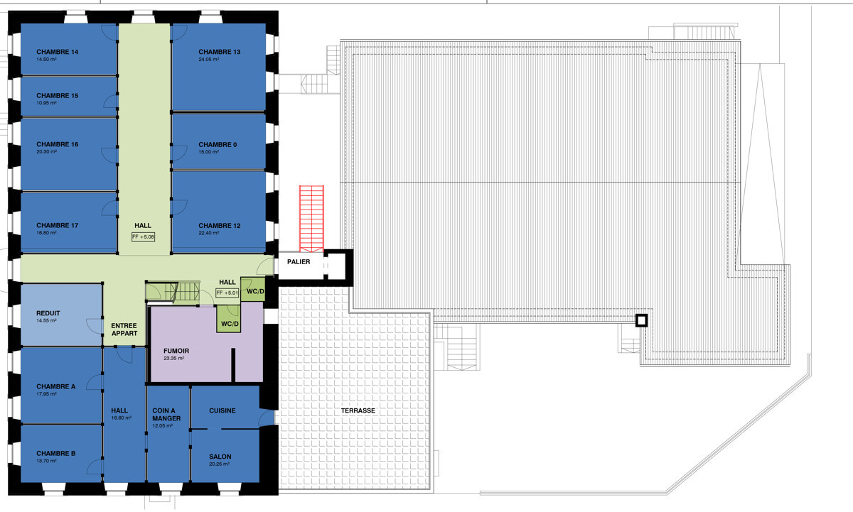 Hôtel Croix-Blanche - P I - Concept-Etage 2