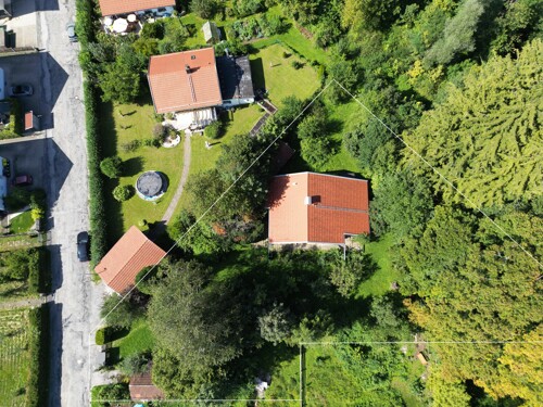 Grundstück aus der Vogelperspektive