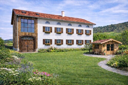 Denkmalgeschützter Einfirsthof / nach Sanierung