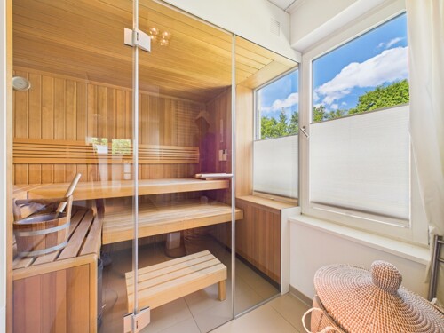 Sauna im Masterabd