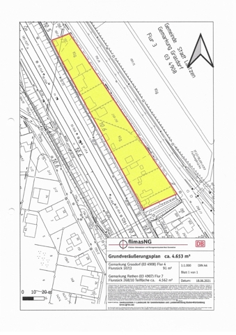 Lageplan Verkaufsfläche