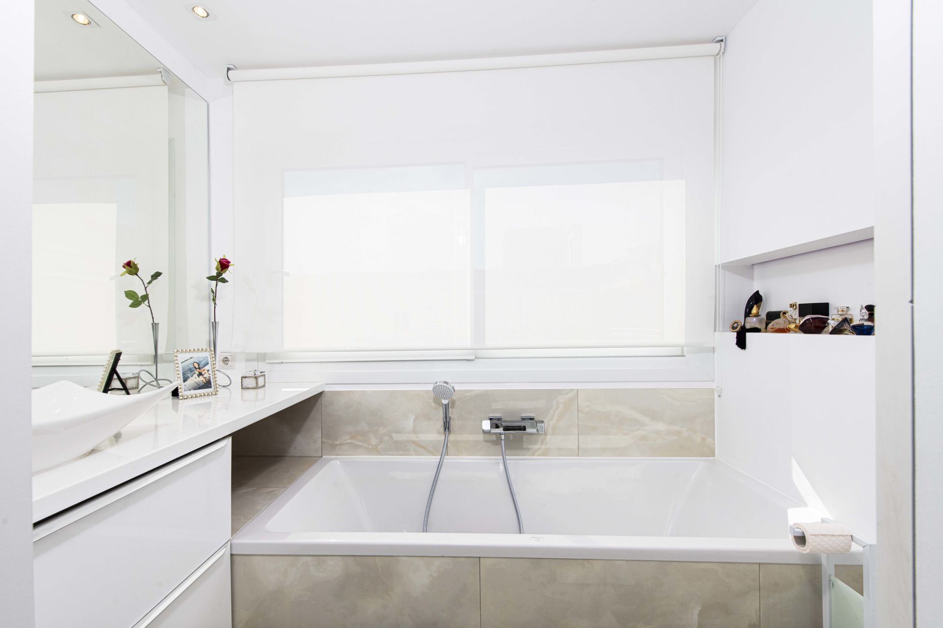Badezimmer mit Badewanne