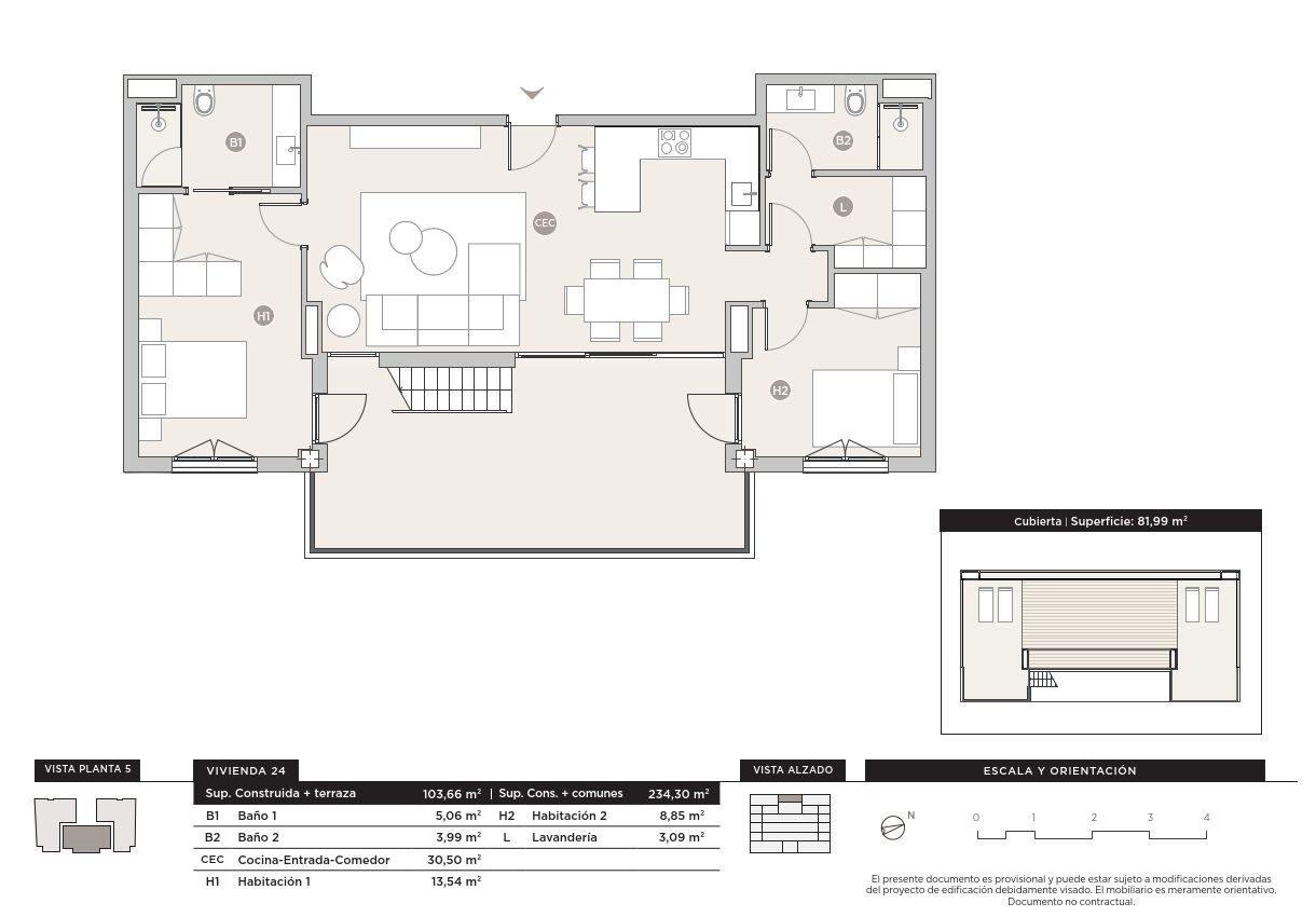Grundriss Penthouse 24