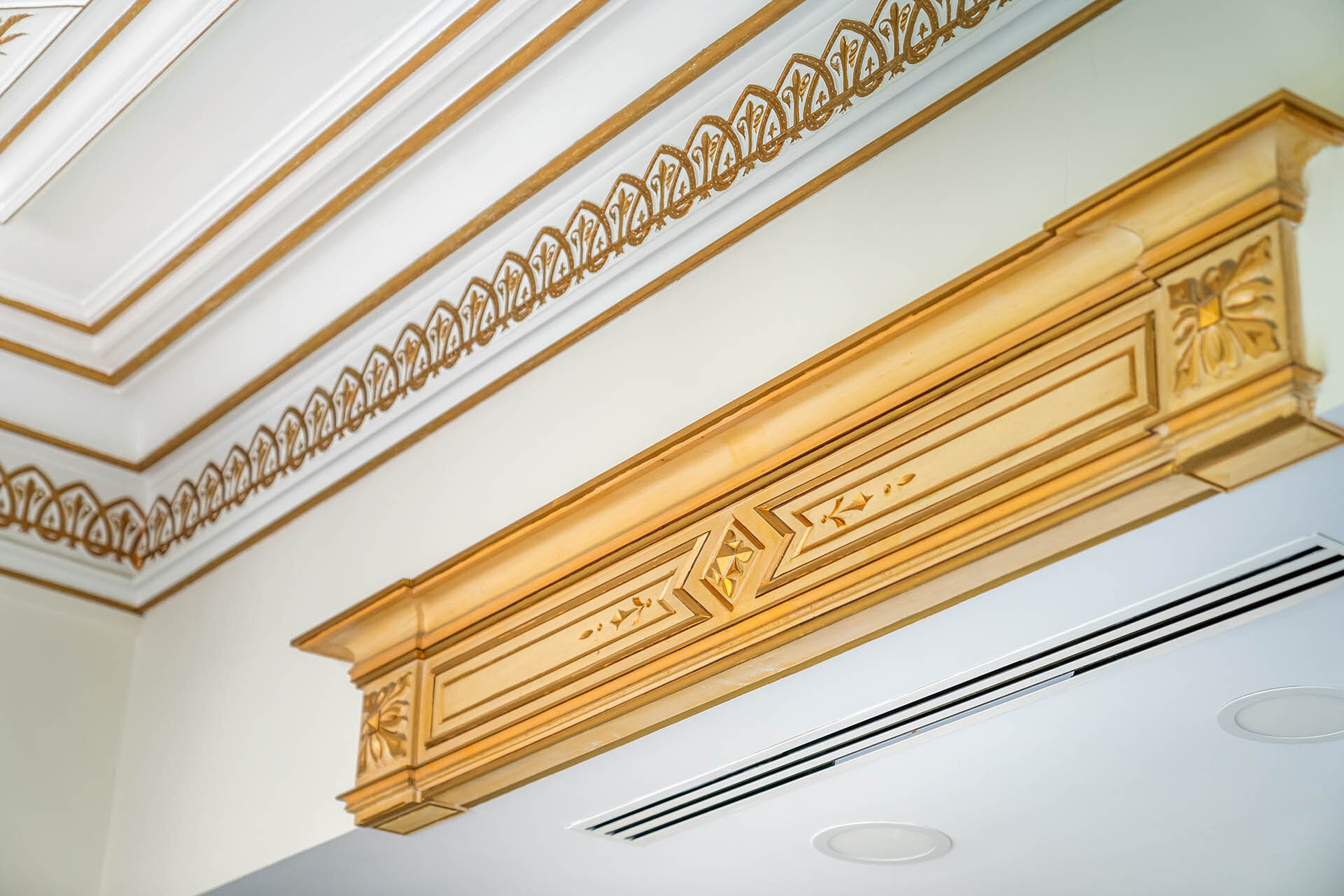 Detail Stuckarbeiten, Verzierungen