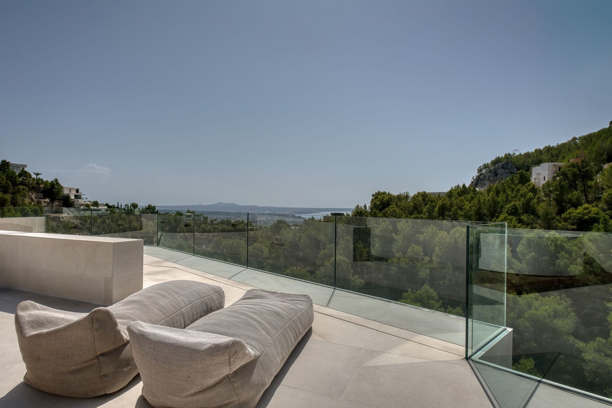 Dachterrasse mit Meerblick