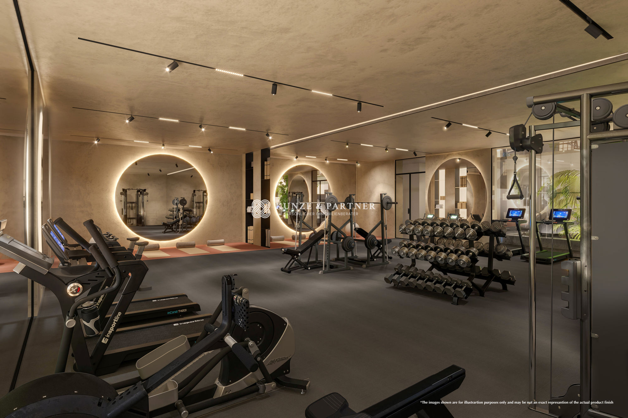 Gym, Fitnessbereich