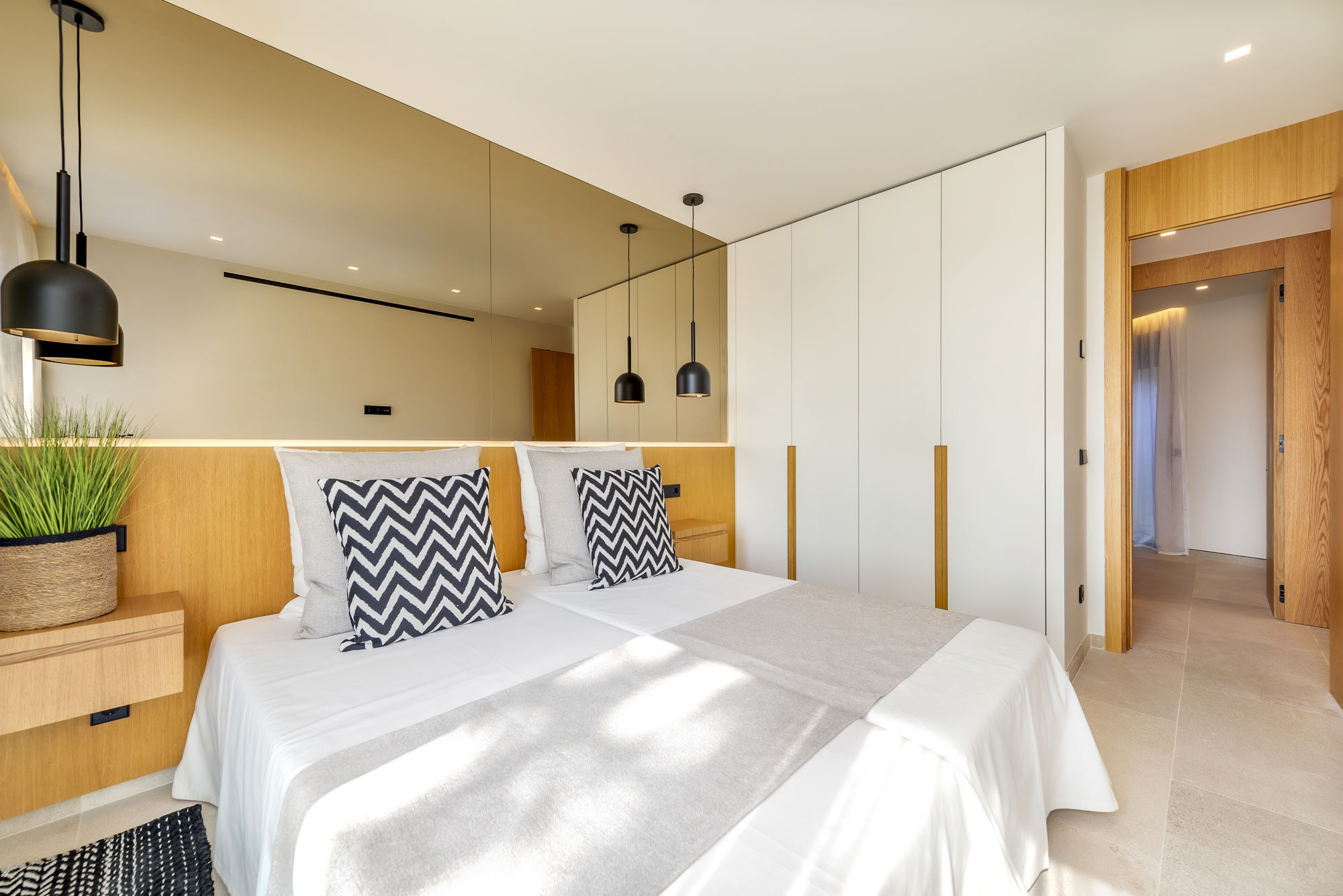 Schlafzimmer mit Bad en Suite