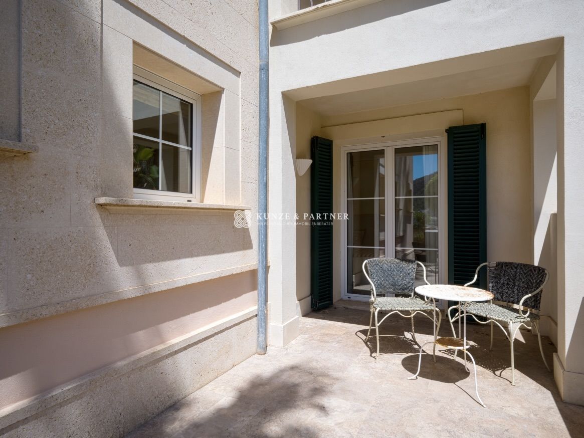 Terrasse mit Zugang zum Schlafzimmer