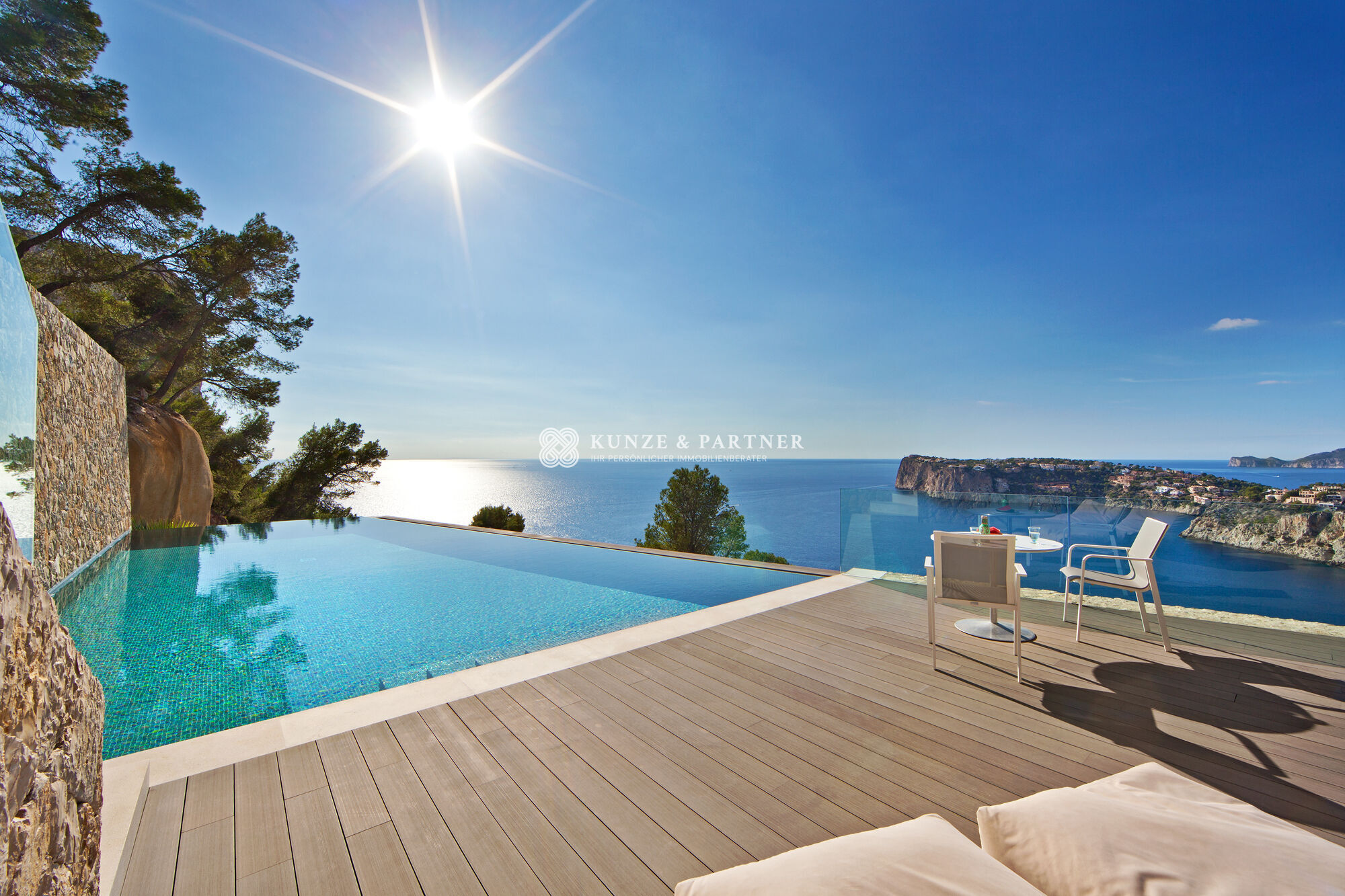 Infinity-Pool mit Meerblick
