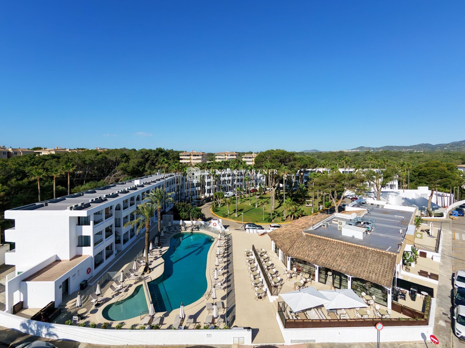 Blick auf das Resort