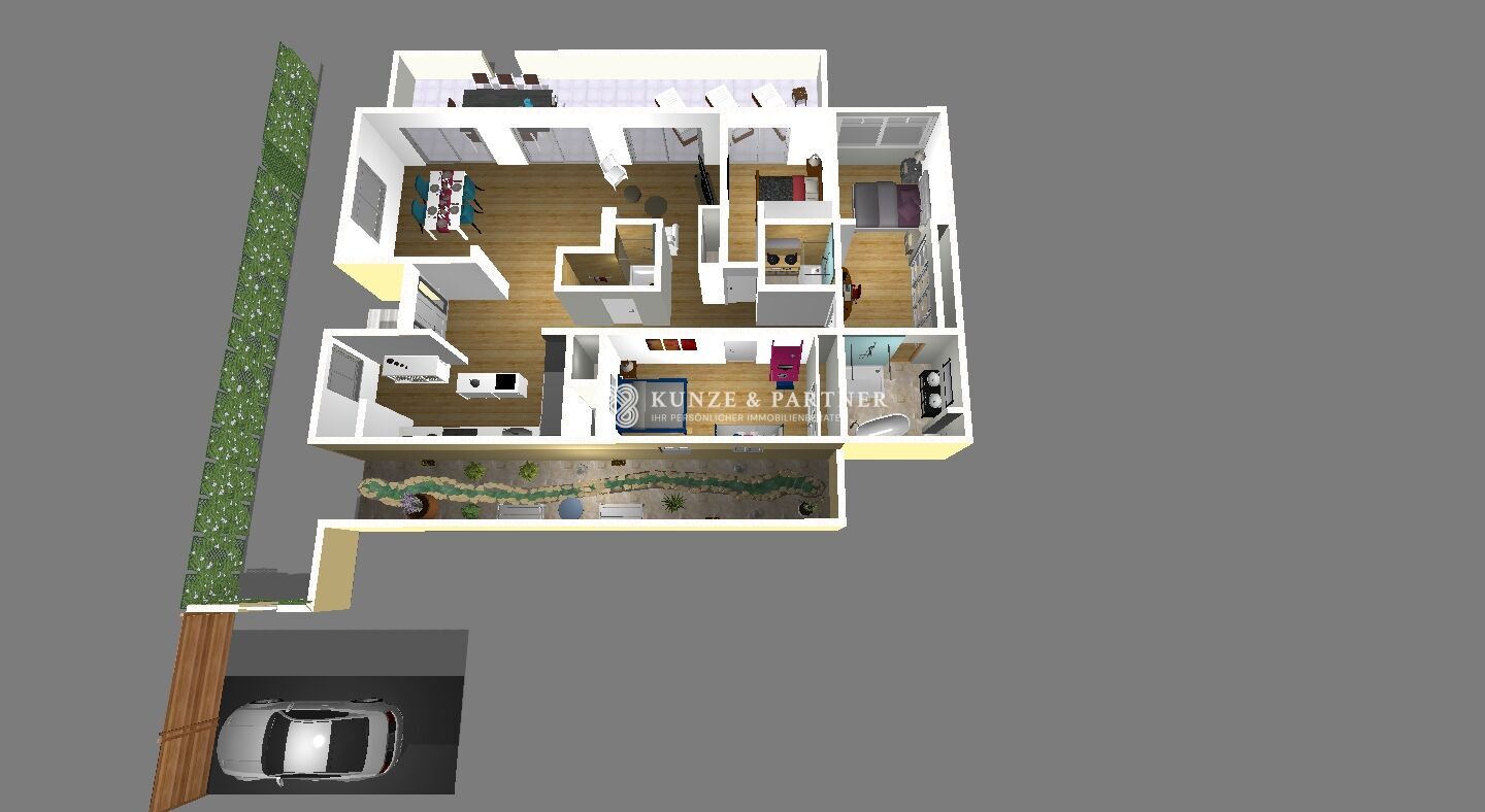 Plan 1st floor 3D - 1