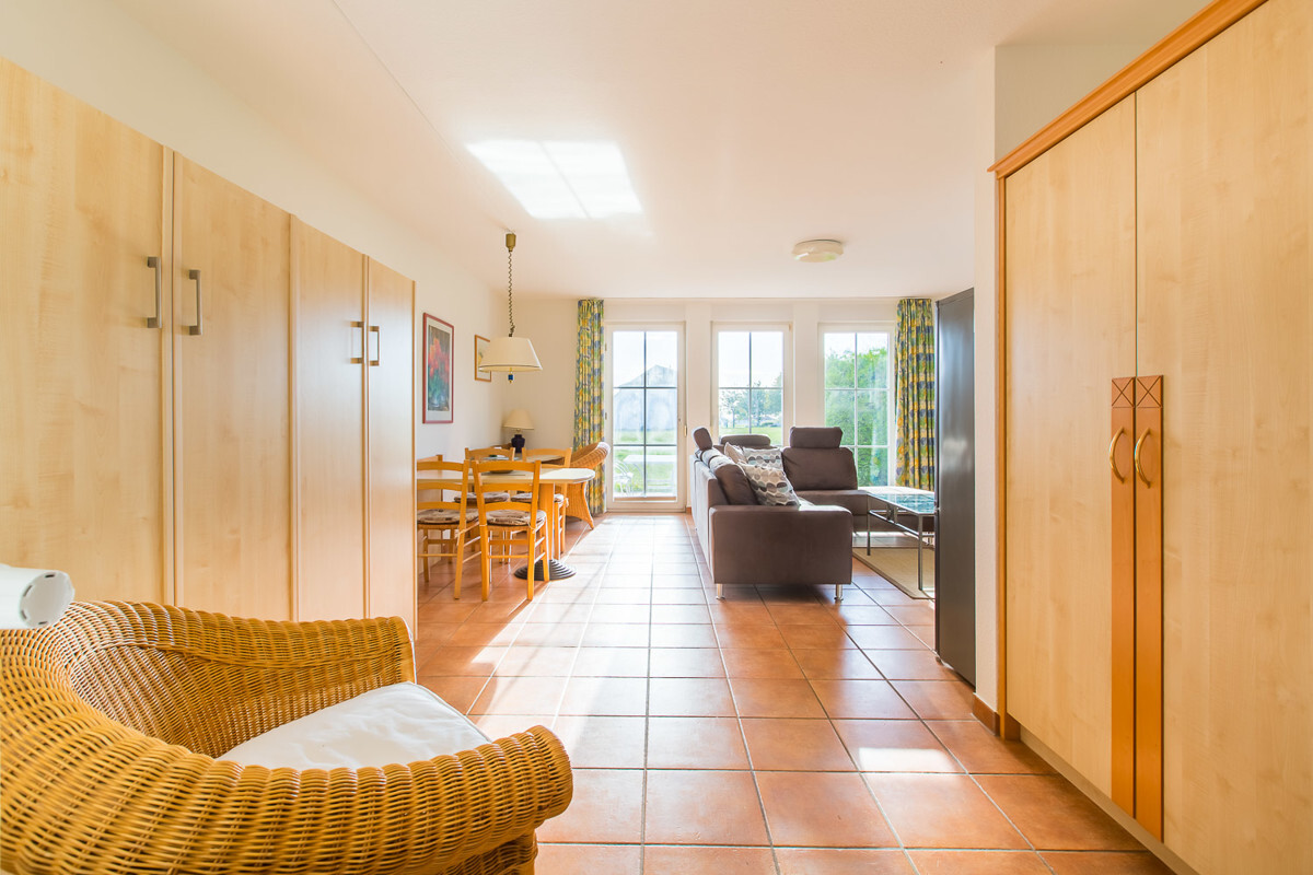 Wohnbereich mit Schrankbett