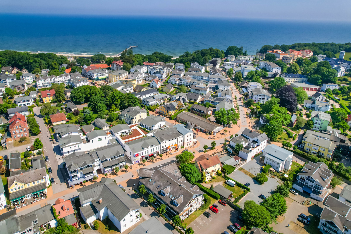 Luftbildaufnahme - Blick zum Nordstrand