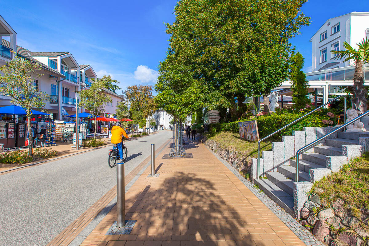 Strandstraße in Göhren