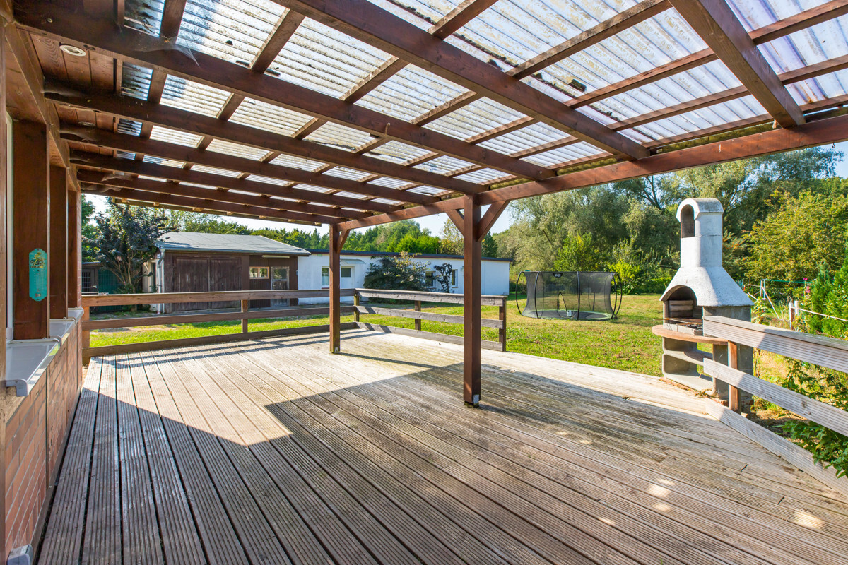 Überdachte Terrasse