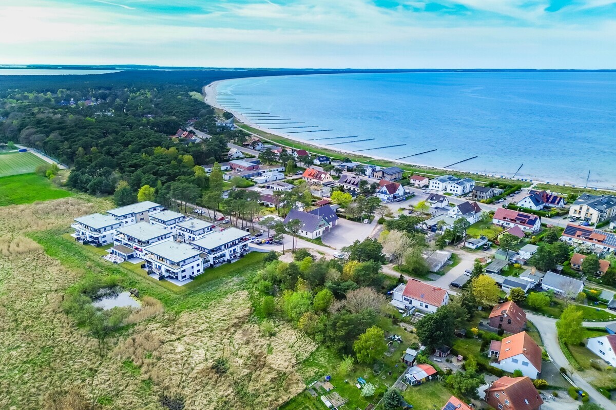 Luftbildaufnahme - Ostseeblick
