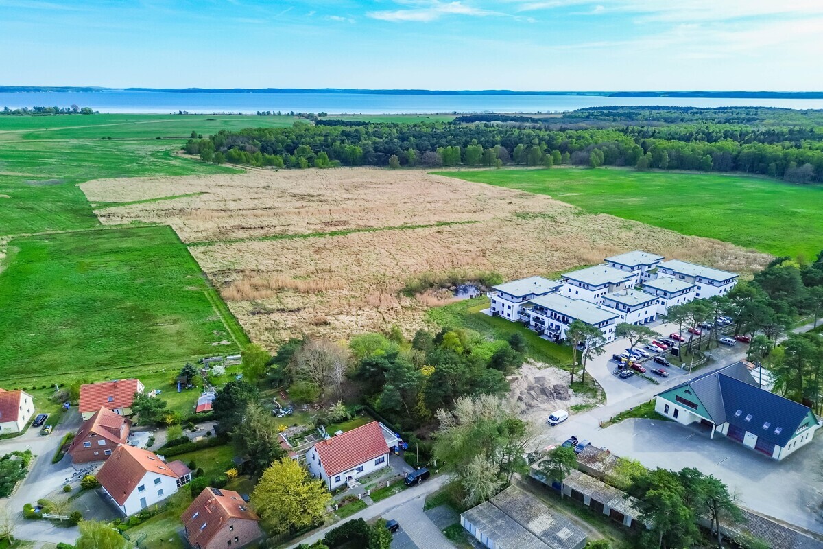 Luftbildaufnahme - Boddenblick