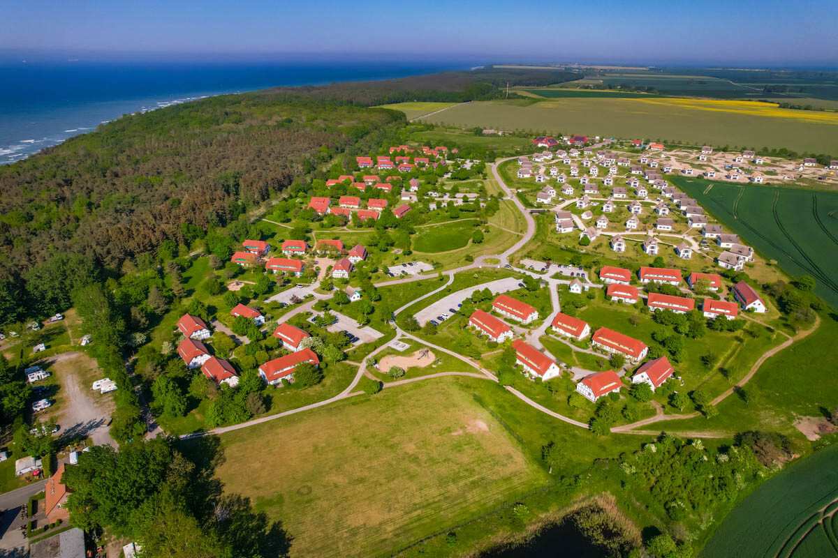 Luftbildaufnahme - Feriendorf