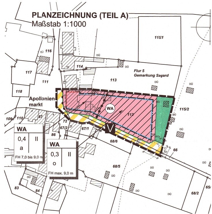 Auszug Bebauungsplan
