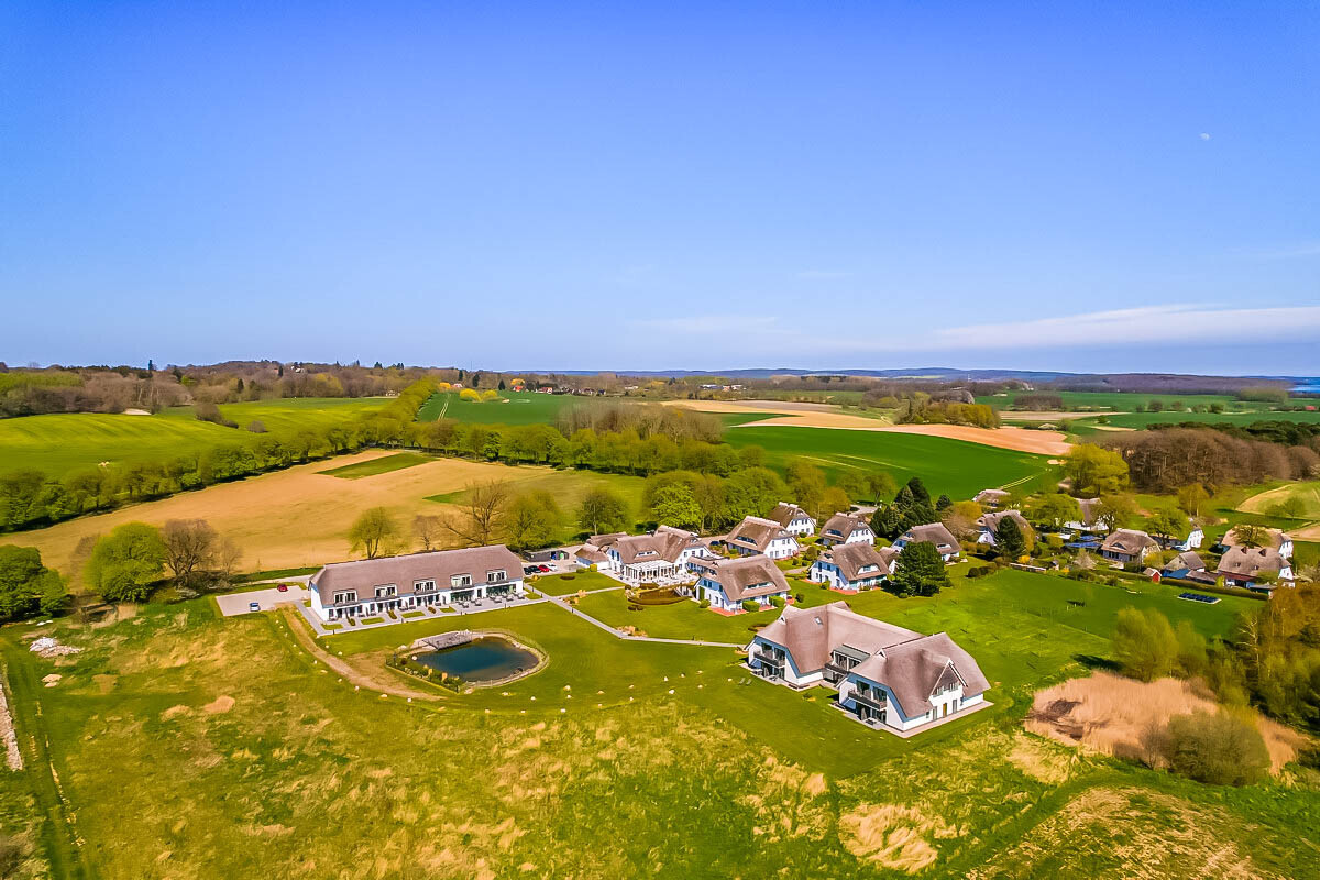 Luftbildaufnahme "Wreecher Idyll" & "Landhotel Kastanienallee"