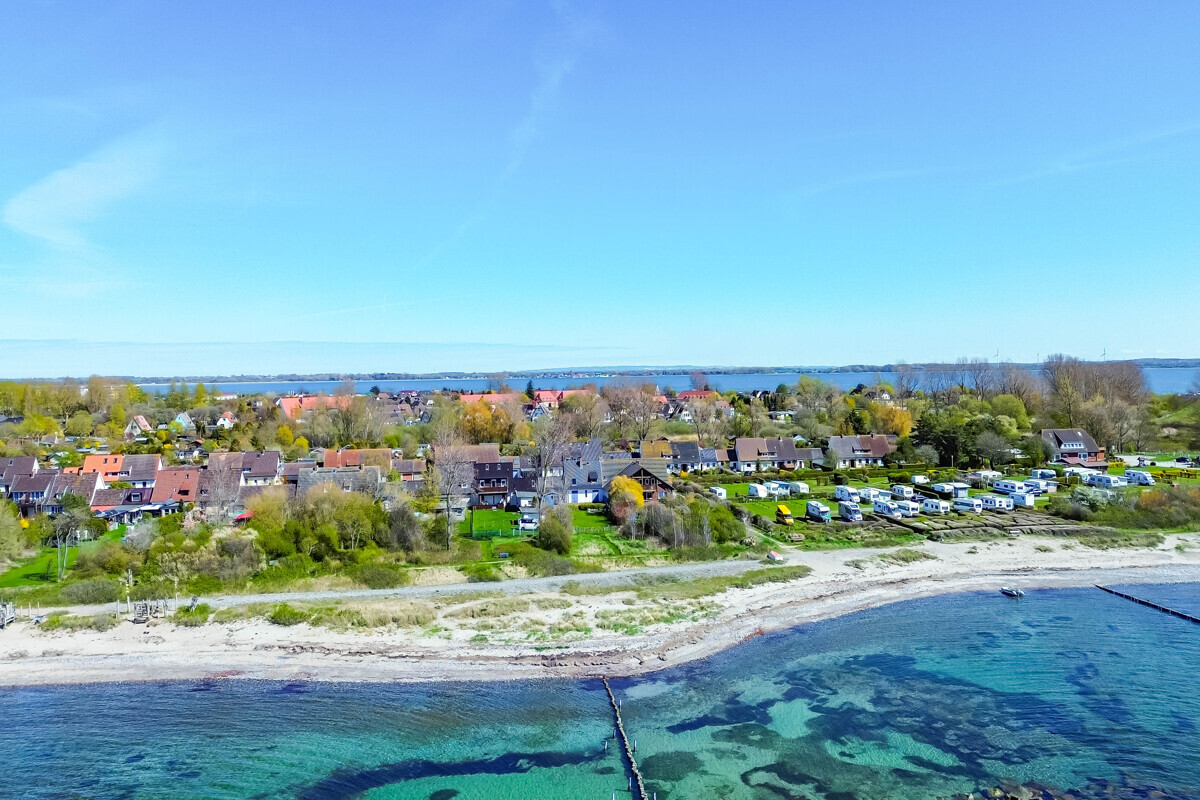 Luftbildaufnahme - Ostseenähe