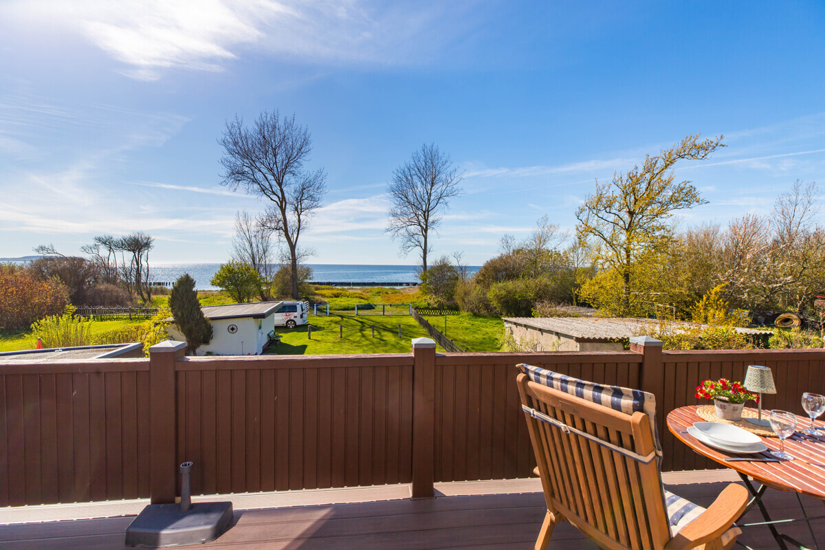 Haupthaus - Blick auf die Ostsee