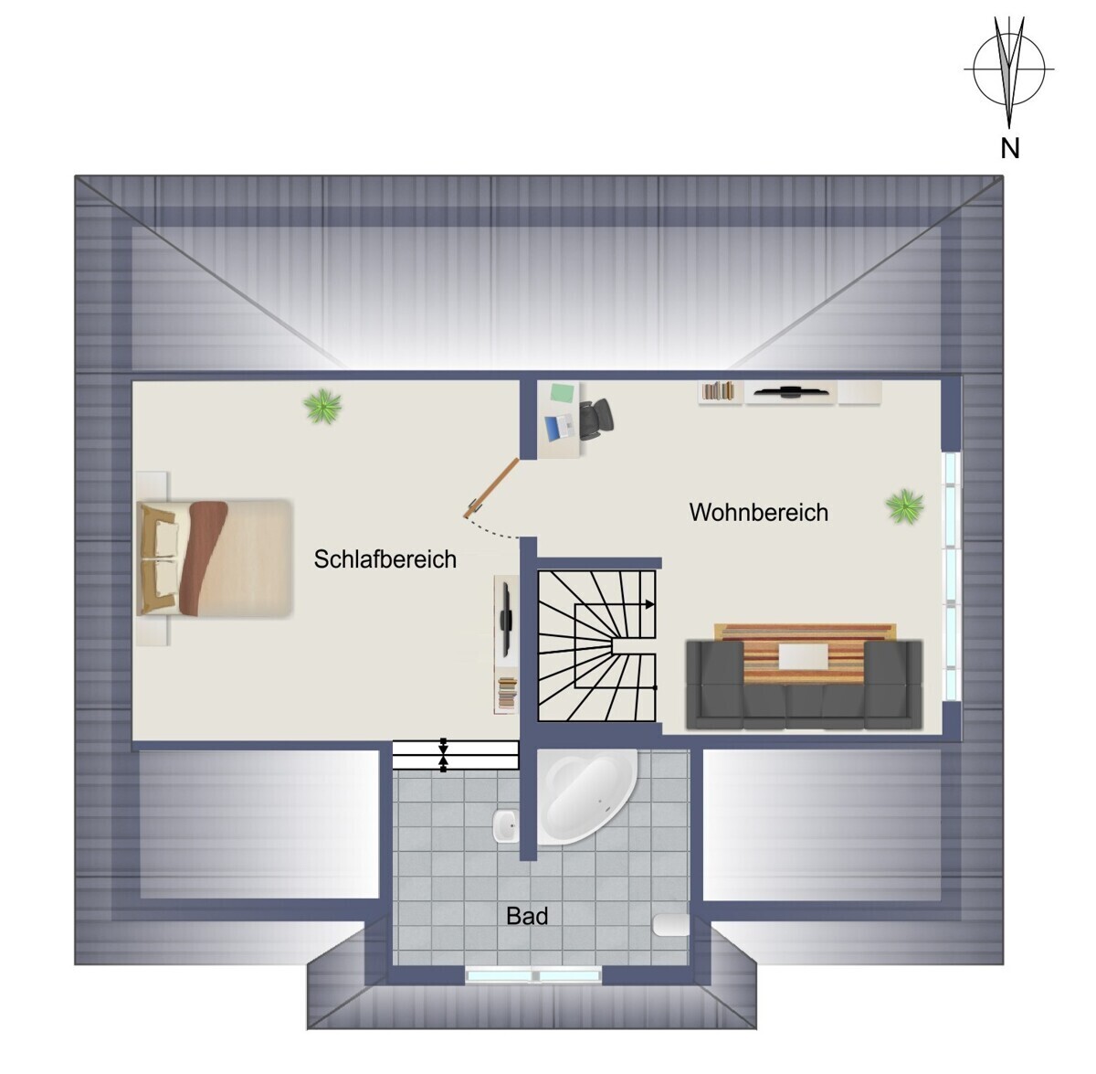 Grundriss-Skizze DG