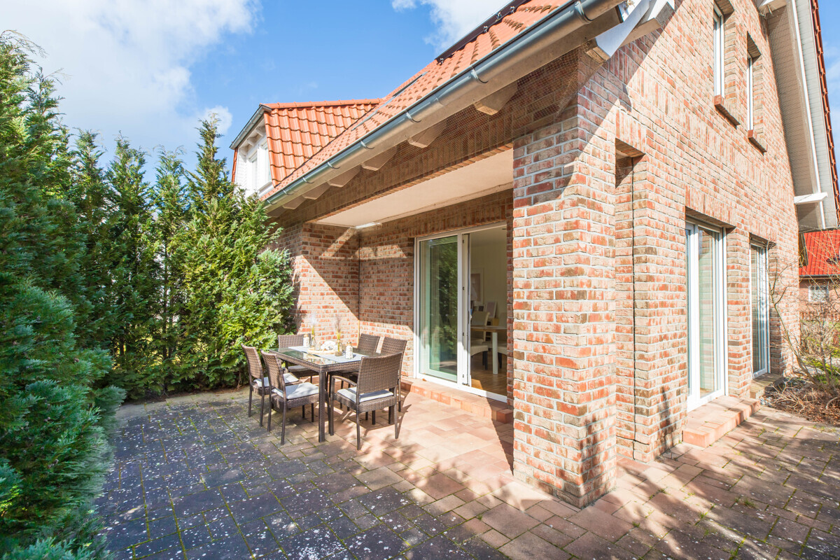 Sonnige Terrasse