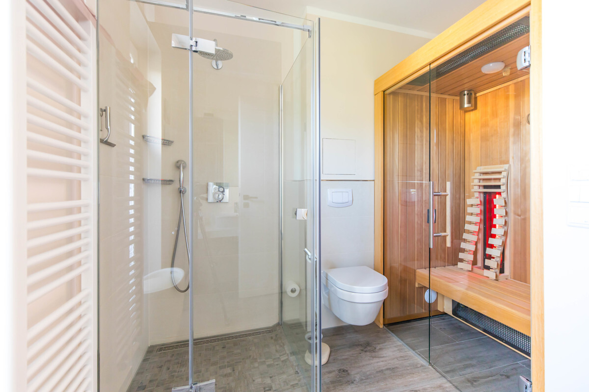 Badezimmer 1 mit Sauna