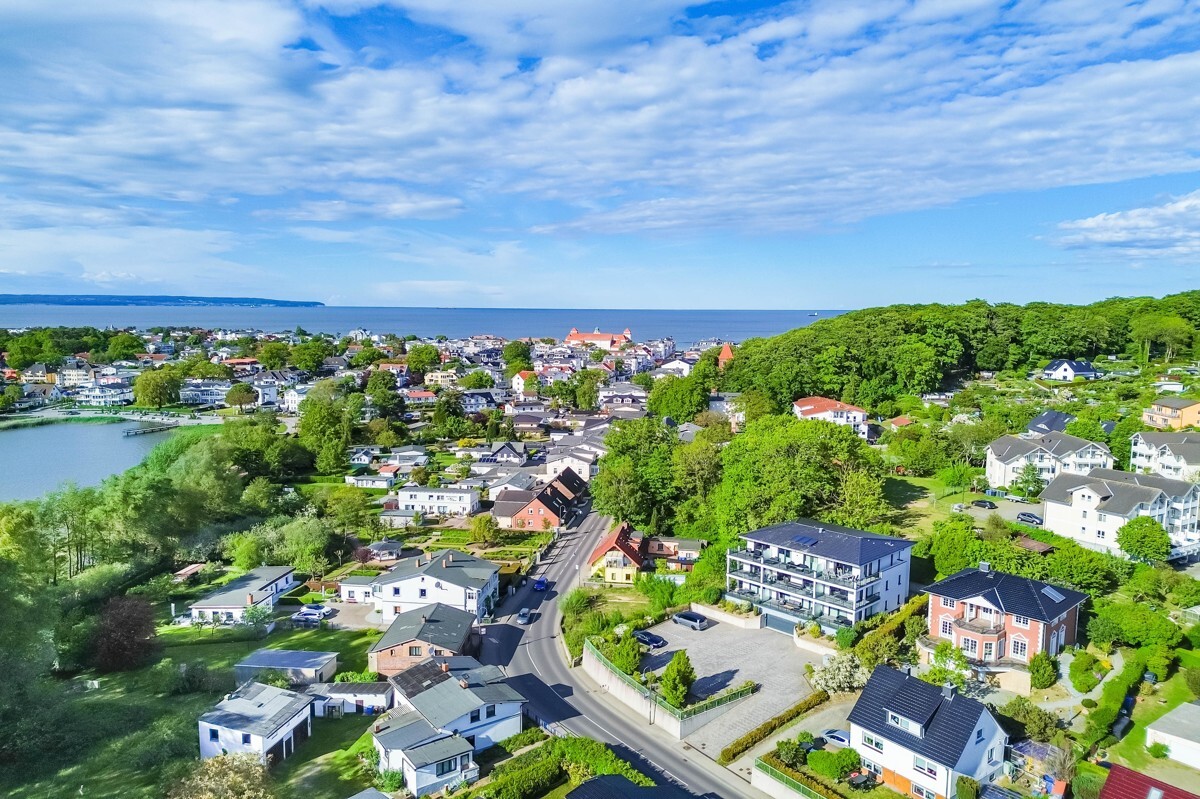 Luftbildaufnahme - Blick über Binz