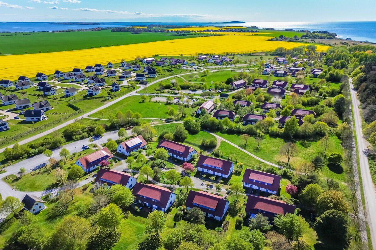 Luftbildaufnahme Feriendorf