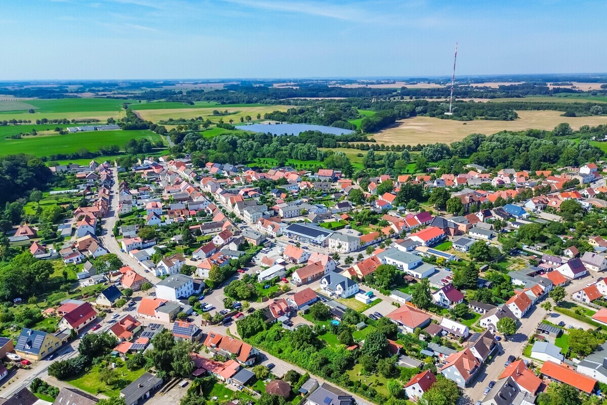 Blick über Garz