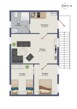 Grundriss-Skizze Nebengebäude Wohnung 2 DG
