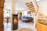 Wohnbereich mit Kamin