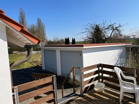 Doppelgarage Seitenansicht