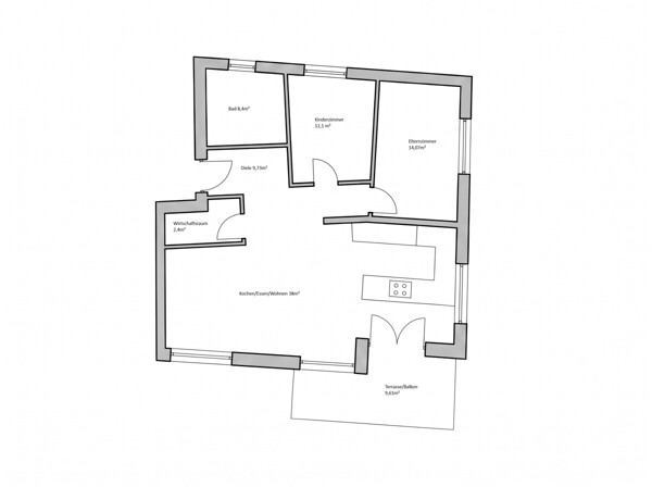 Grundriss Moos 6
